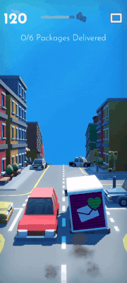 Example of driving in Boxbound